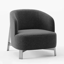 Porada copine steel armchair